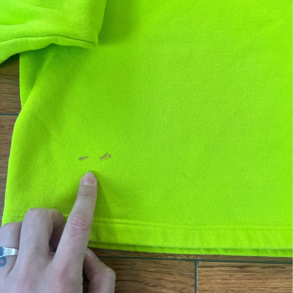 JJXX Womens Bright Green Long Sleeve Crop shirt - Picture 6 of 10